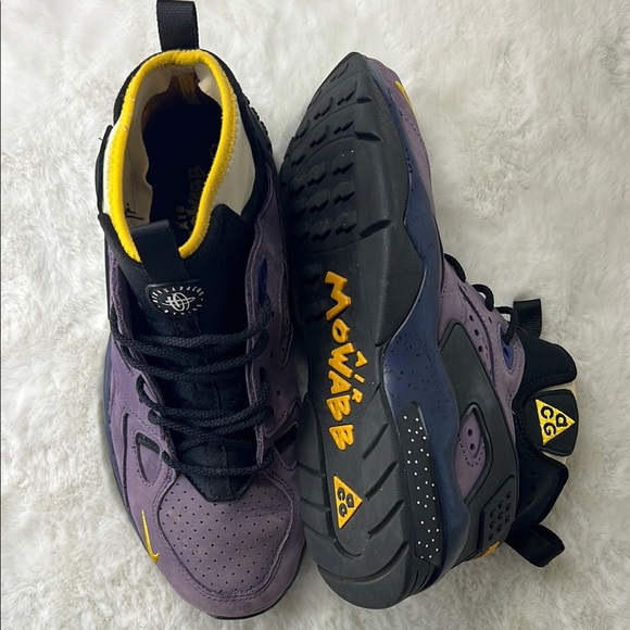 NIKE‎ ACG Air Mowabb DC9554-500 Trainer Sneaker Huarache MidTop Purple Hiking 9 - Picture 1 of 17